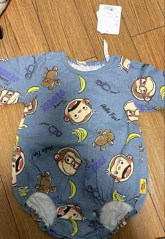 最終値下げしました。おさるのジョージロンパース　長袖 80㎝