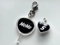 SnowMan めめ 目黒蓮 シンプル 推し活 キーホルダー 2個セット