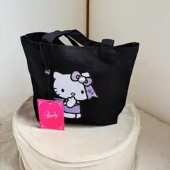 Rady ハローキティ トートバッグ 黒　ブラック　刺繍　新品未使用　送料無料