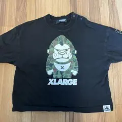 ん*！様 XLARGE キッズ 長袖カットソー ブラック