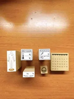 健康　気温スタンプセット まとめ売り6点
