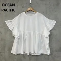 OCEAN PACIFIC ペアテックス ティアード袖フレアカットソー