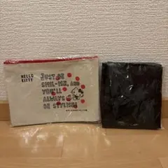 値下げ　HELLO KITTY ポーチとサンリオキャラクターズショッピングバッグ