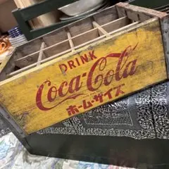 コカコーラ ビンテージスタイル テーブル 収納ボックス キャスター