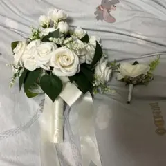 ブーケ 結婚式 造花