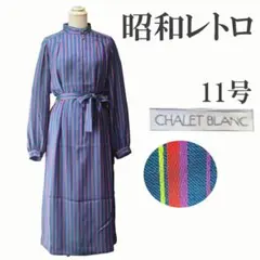新品r4162CHALET BLANCロングワンピース光沢11号レディース春秋