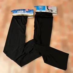 新品　レディース　ブラック　レギンス　7分丈　2枚セット　Mサイズ 接触冷感