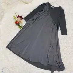 美品【STYLE DELI/スタイルデリ】 Vネック ロングワンピース(02)