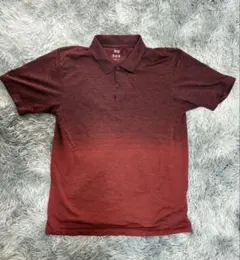 【UNIQLO】ダークレッド ポロシャツ Lサイズ