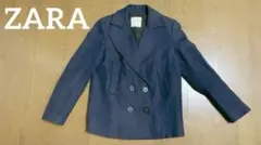 【極美品】ZARA BASICコート　無地　XSサイズのサムネイル
