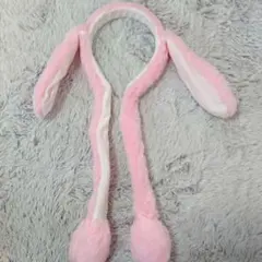 ウサギ耳ヘアバンド ピンク 原宿 うさみみ カチューシャ