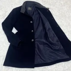 極美品✨ユナイテッドアローズ ピーコート ベルト スタンドカラー 紺 高級ライン