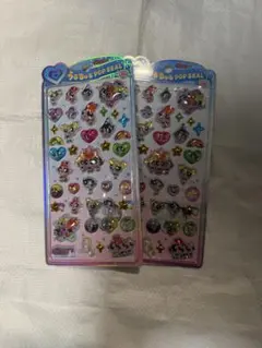 【新品•未開封】　パワーパフガールズ　うるちゅる　ポップシール　集合　2枚セット