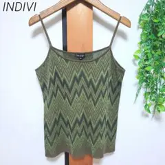 INDIVI インディヴィ ビスチェ キャミソール ノースリーブ y2kのサムネイル