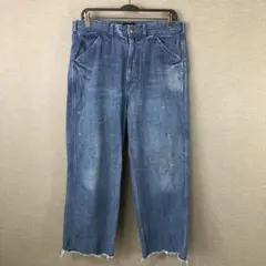 chimala ペンキ加工 ペインターデニムパンツ 30 ブルー