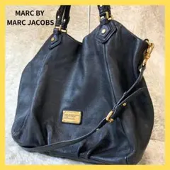 マークバイマークジェイコブス・ショルダーハンドバッグ2WAYレザー本革ブラック黒
