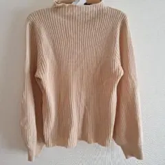 Futier lrand　ボトルネックバルーンスリーブニット