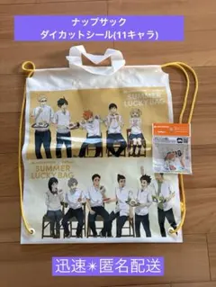 モスバーガー ハイキュー!! サマーラッキーバッグ ナップサック シール