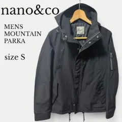 nano&co MENS MOUNTAIN PARKA サイズS ブラック