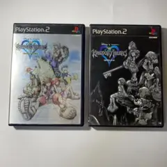 キングダムハーツシリーズ２個セット◆PS2◆ディズニー◆アクションRPG◆A10