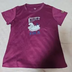 FILA Tシャツ XL えんじ色