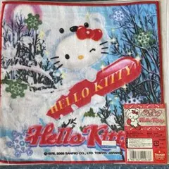 サンリオ　ハローキティ　冬季限定　プチタオル　2006年　9n