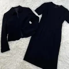 美品✨MICHEL KLEIN noire ブラックフォーマル　ワンピース　S