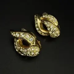 Swarovski スワロフスキー ピアス パヴェ ゴールド K14WG 刻印 - メルカリ