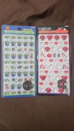 ボンボンドロップシール　リトルグリーンメン　ベイマックス