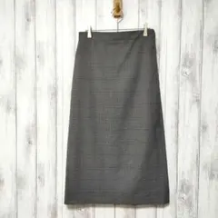 GU ジーユー (L)　チェック ナロースカート