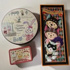 ダッフィー ダッフィー＆フレンズ お菓子の缶