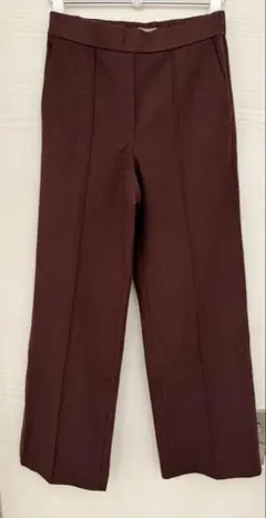 セオリーリュクス ウールワイドパンツ　ウエストゴム 40