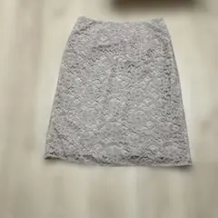 COUP DE CHANCE 36 ベージュグレージュ レース タイトスカート