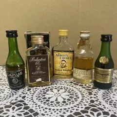古酒ミニボトル ウイスキー 7本セット 未開封 古酒 ミニボトル 7本 ウイスキー ニッカ - メルカリ