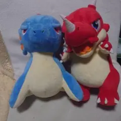 モンスターストライク　レッドリドラ ブルーリドラ　非売品ぬいぐるみ 2026年最新】レッドリドラの人気アイテム - メルカリ