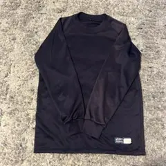 【最終値下げ】ASICS ベースボール 長袖 Tシャツ 紺 Mサイズ