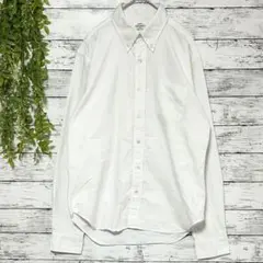 A1158　URBAN RESEARCH　長袖シャツ　ホワイト　ボタンダウン　L