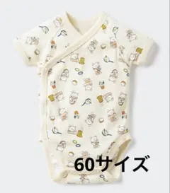 新生児　ベビー肌着　ボディスーツ　ユニクロ　60サイズ　こぐまちゃん