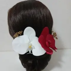 髪飾り2パーツ　成人式　卒業　ヘッドドレス