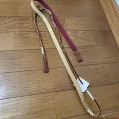 赤茶と金の帯締め 未使用タグ付き