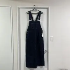 【美品】【新品未使用】GU ネイビー サロペット XL