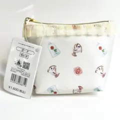 美女と野獣 ポーチ ディズニーストア チップ 薔薇 新品タグ付き ミニポーチ