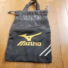 MIZUNO ミズノ 巾着袋 ブラック ゴールド