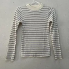 earth music&ecology ストライプニット S サイズ