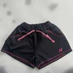 YONEX ハーフパンツ M ブラック/ピンク