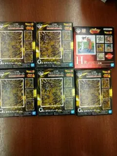 ドラゴンボール一番くじＧ賞、Ｈ賞　ガラスプレート✖6個