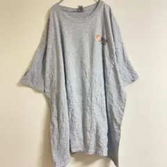 ギルダン 半袖Ｔシャツ クルーネック 半袖 無地 ワンポイント 3XL 灰 綿