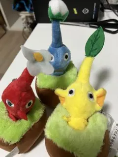 ピクミン ミニぬいぐるみキーホルダー 3体セット