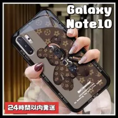 GalaxysNote10専用ケース茶色【レッドと青いと紫と桃色も在庫有ります】