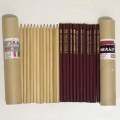 色えんぴつ12カラー HBえんぴつ12本 合計24本セット ケース付き